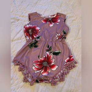 Baby Girl Romper Size Medium (9 months)